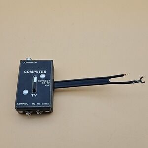 Vintage TV Game Computer Switch Box Adapter RF Antenna Coleco
